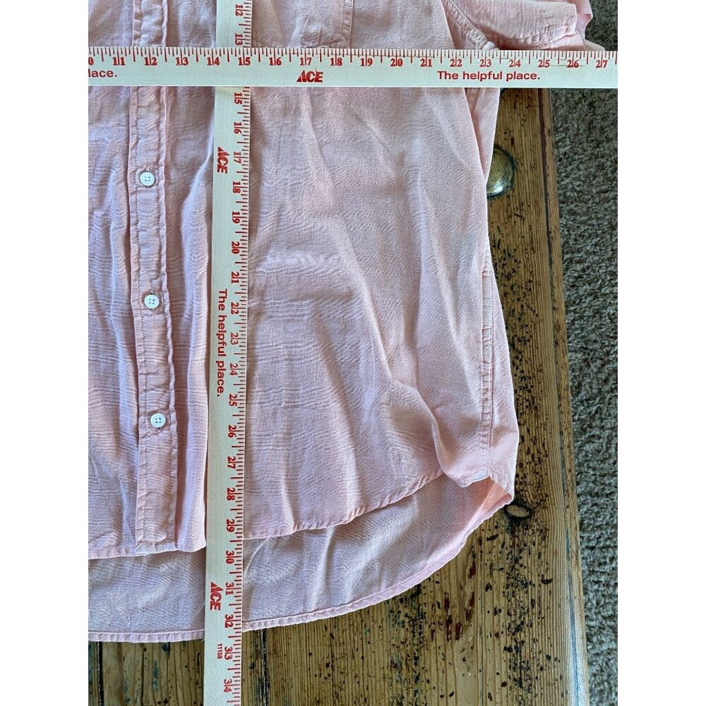 NWT Levi's Mens‎ Pink Button-Up Shirt XXL Cotton Blend collared short sleeve - Picture 7 of 7